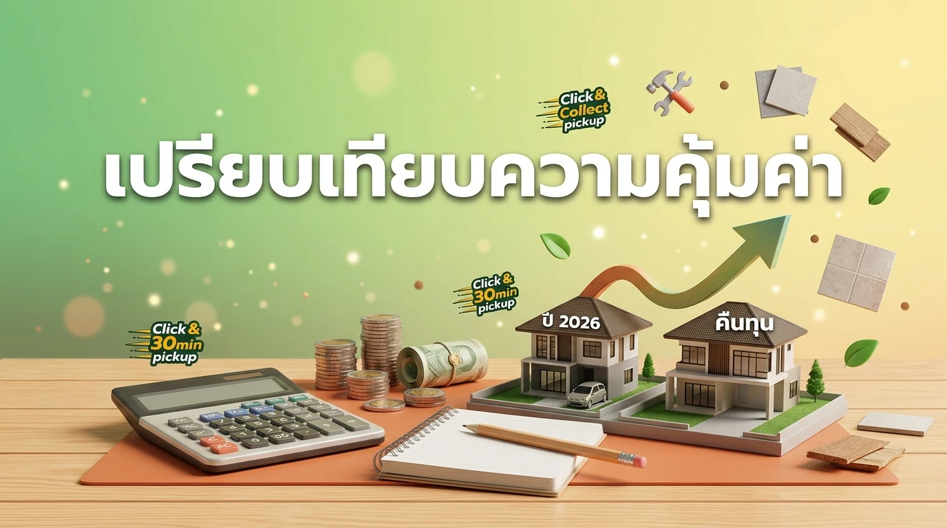 เปรียบเทียบความคุ้มค่า: ลงทุนวันนี้ คืนทุนเมื่อไหร่?